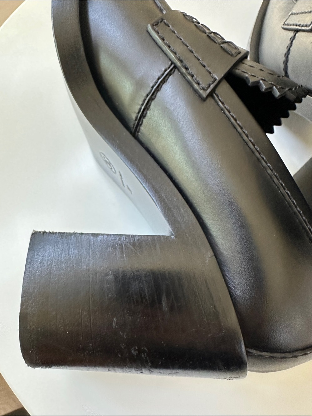 Chanel Black Leather Loafers - Picture 10 of 15